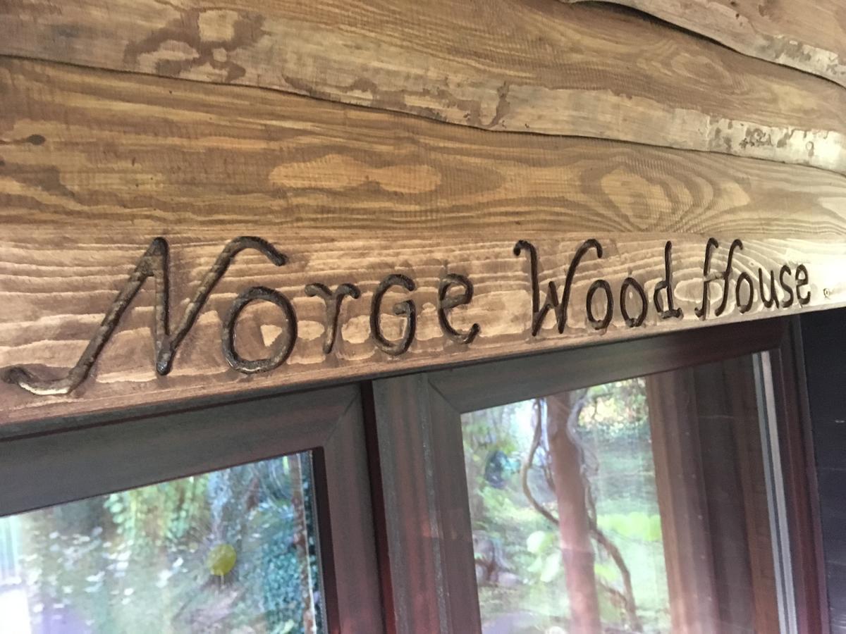 Norwegisches Holzhaus Villa Neuruppin Exteriör bild